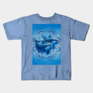 Dolphin Mandala Kids T-Shirt